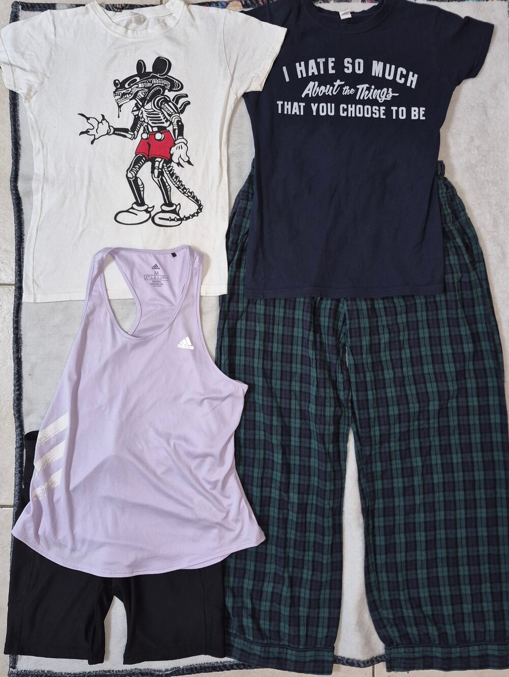 Women's Size Medium 5-Piece Activewear & Loungewear Lot (Adidas, Xersion)